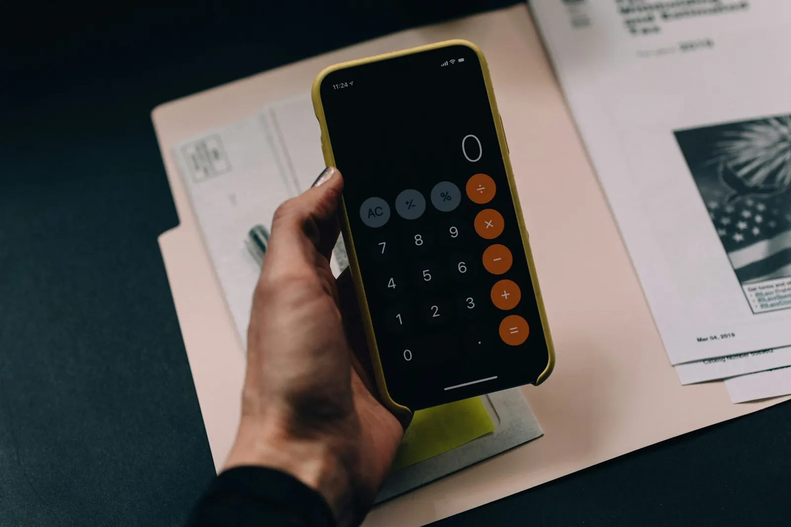Accounting desk